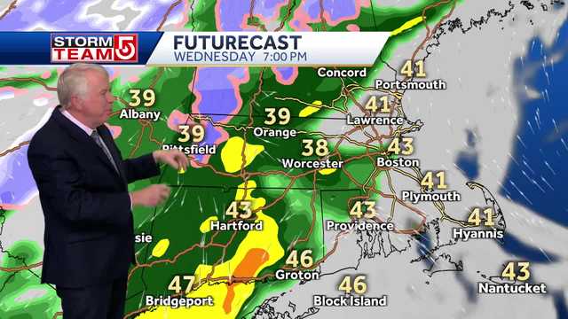 Video: Rain overnight, followed by colder days