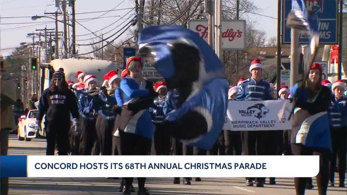 Thousands turn out for Concord Christmas Parade
