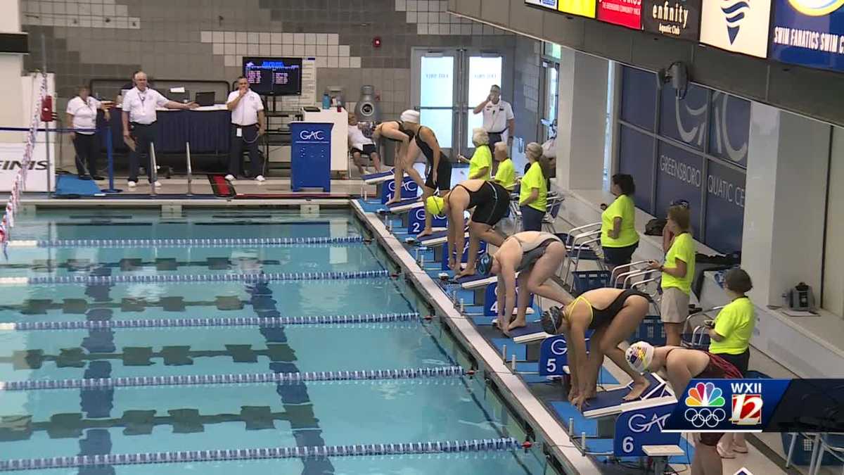 Former Olympians competing in Masters Swimming Nationals in Greensboro