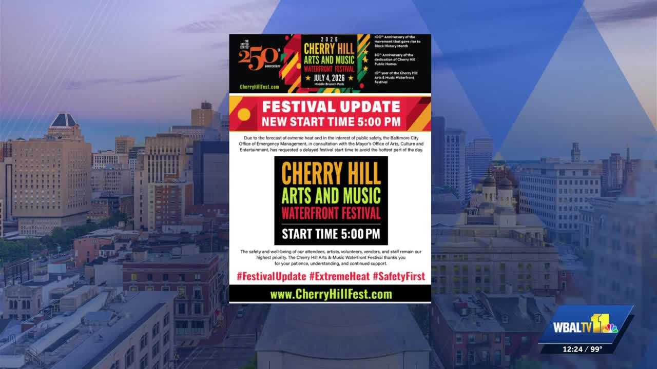 Heat impacts Cherry Hill Arts & Music Waterfront Festival