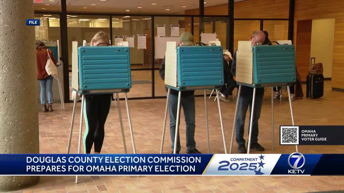 Omaha primary 2025: Douglas County Election Commission prepares for voters