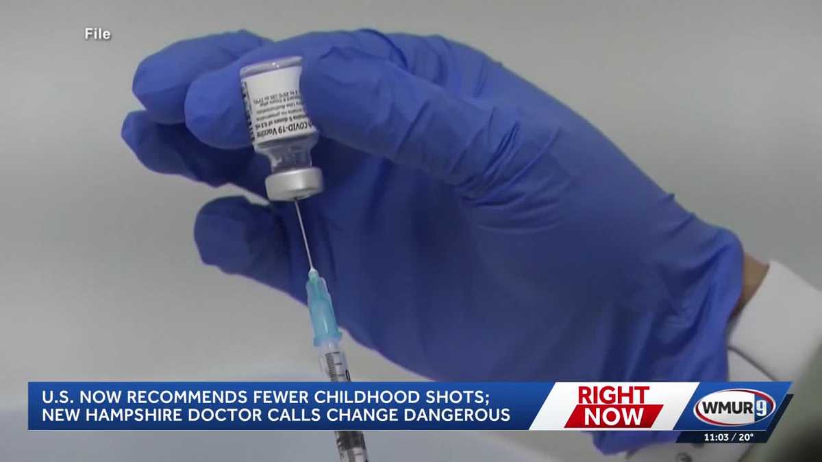 HHS now recommends fewer childhood vaccines; New Hampshire doctor calls changes dangerous