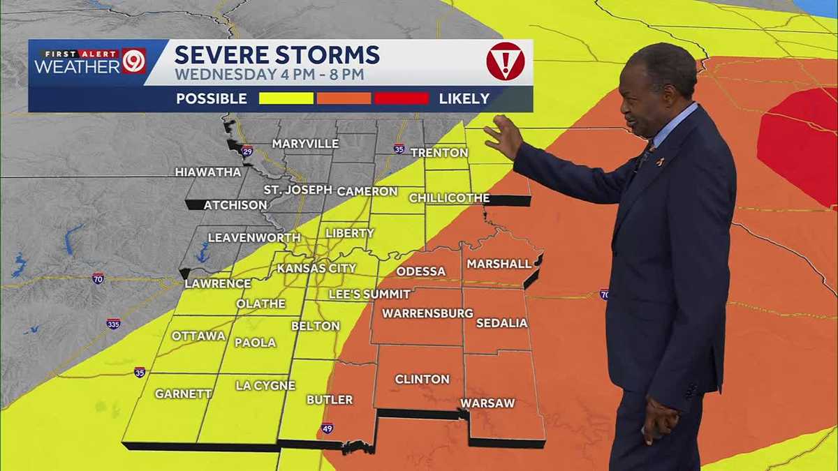 Kansas City weather: Heat, strong winds and a brief severe weather threat Wednesday