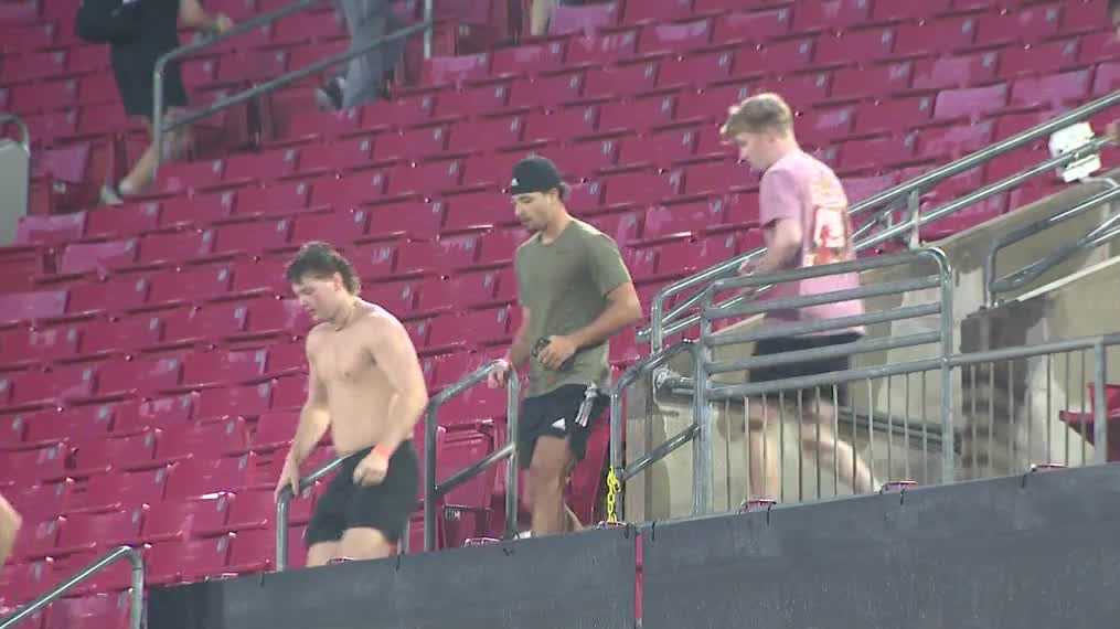 UofL students, staff honor 9/11 victims with memorial stair climb at L&N Stadium