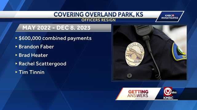 4 Overland Park police officers resign amidst investigation - Vimarsana News