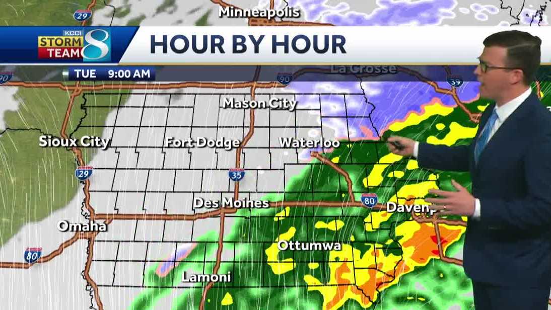 Des Moines weather forecast: Wet, windy start to the week - Vimarsana News