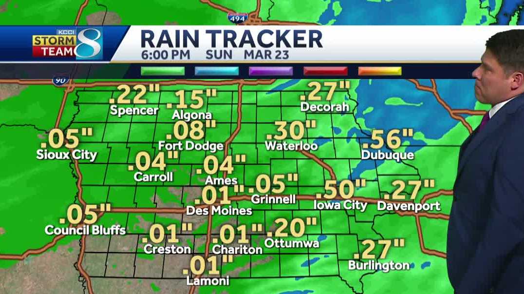 Des Moines forecast: Some spring rain chances today and for the weekend