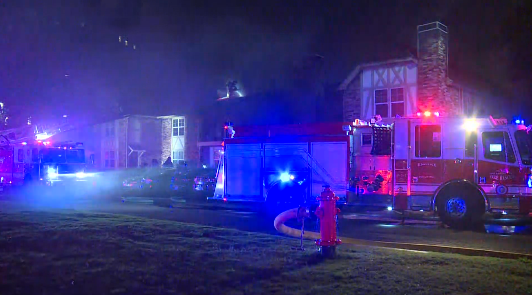 OKC Crews Battle Flames After Fire Sparks At Apartment Complex