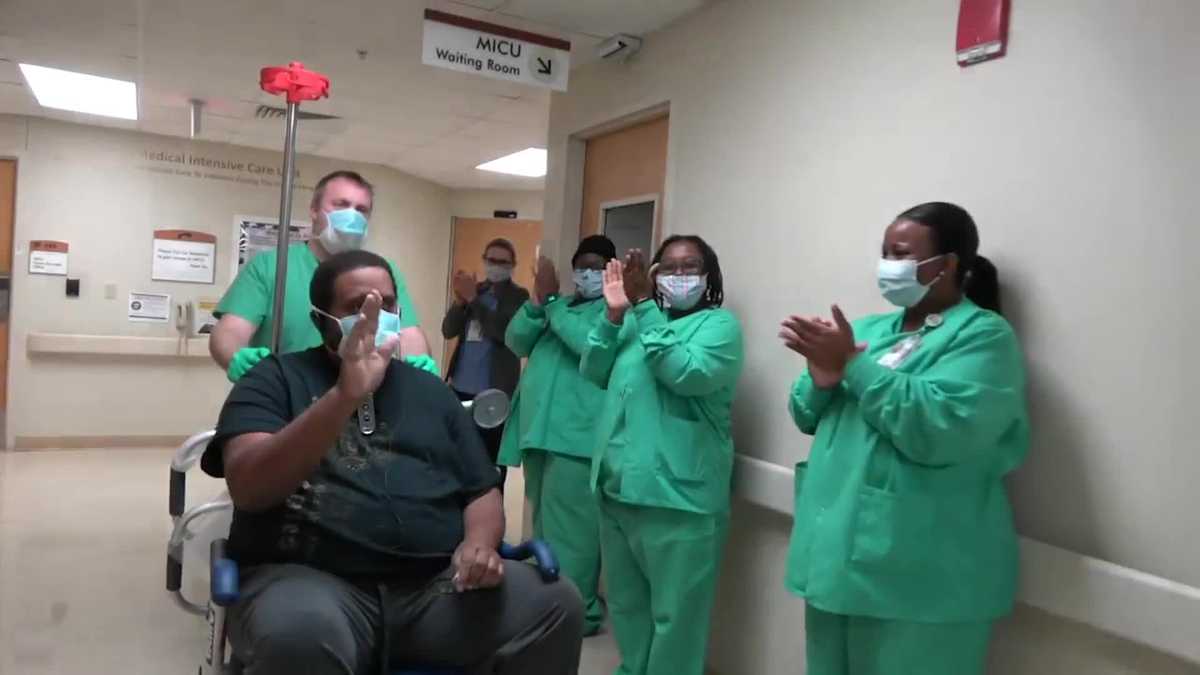 Watch Hospital Workers Cheer For Their First Long Term Coronavirus