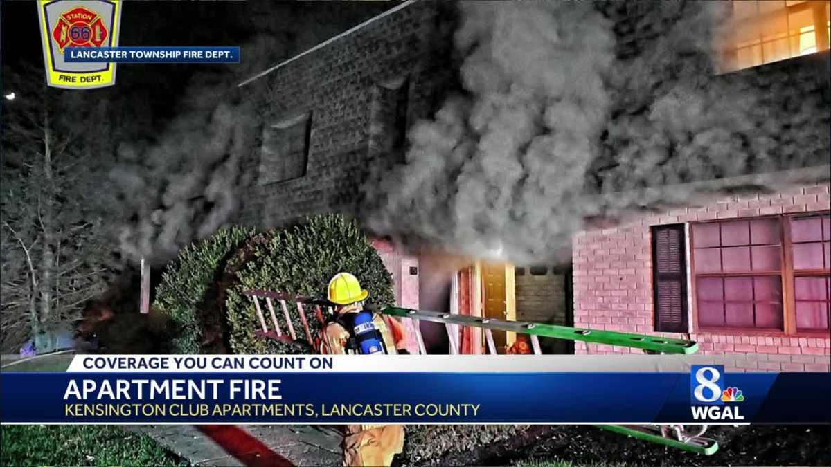 LANCASTER TOWNSHIP: Nine people displaced by apartment fire