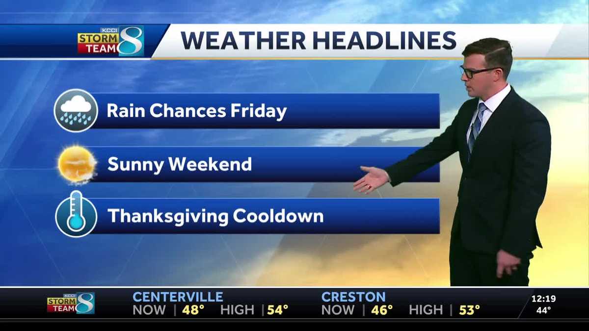 Iowa weather: Cloudy skies follow foggy morning