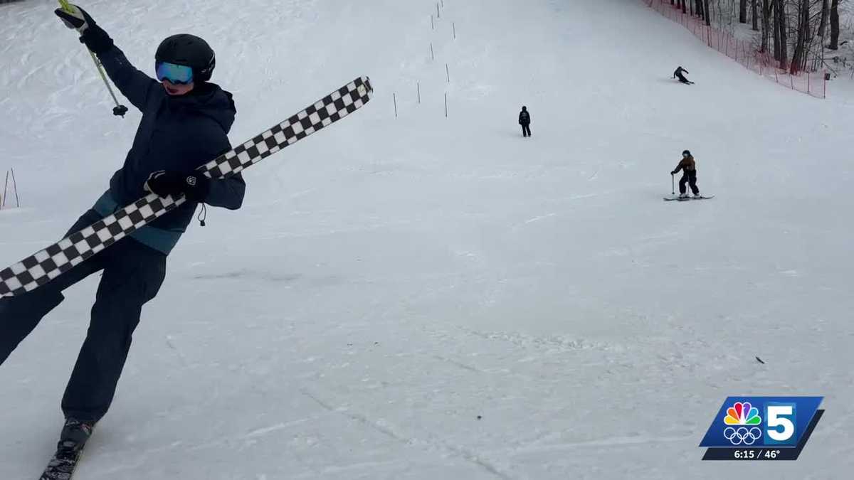 Windy conditions don't keep skiers off Vermont slopes