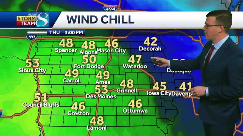 Iowa weather: Another chilly morning with above-average temps this afternoon