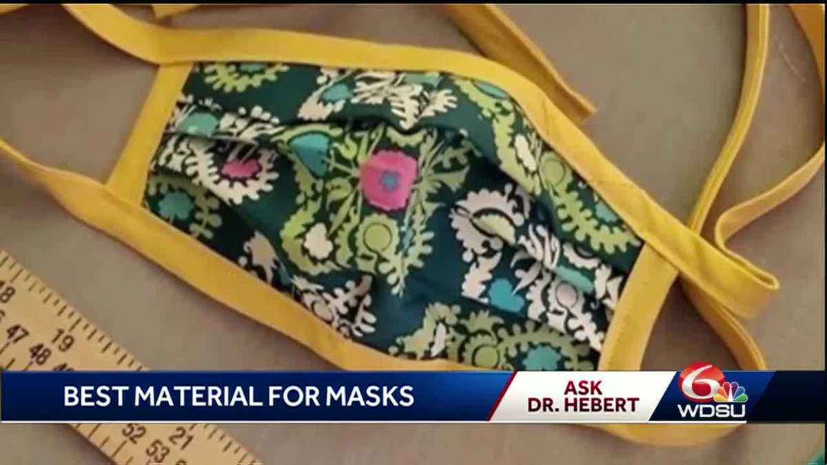 Best materials for masks during COVID19 outbreak