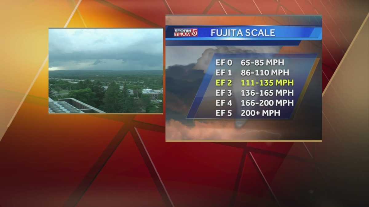 Revere tornado ranked EF2, winds of 120mph