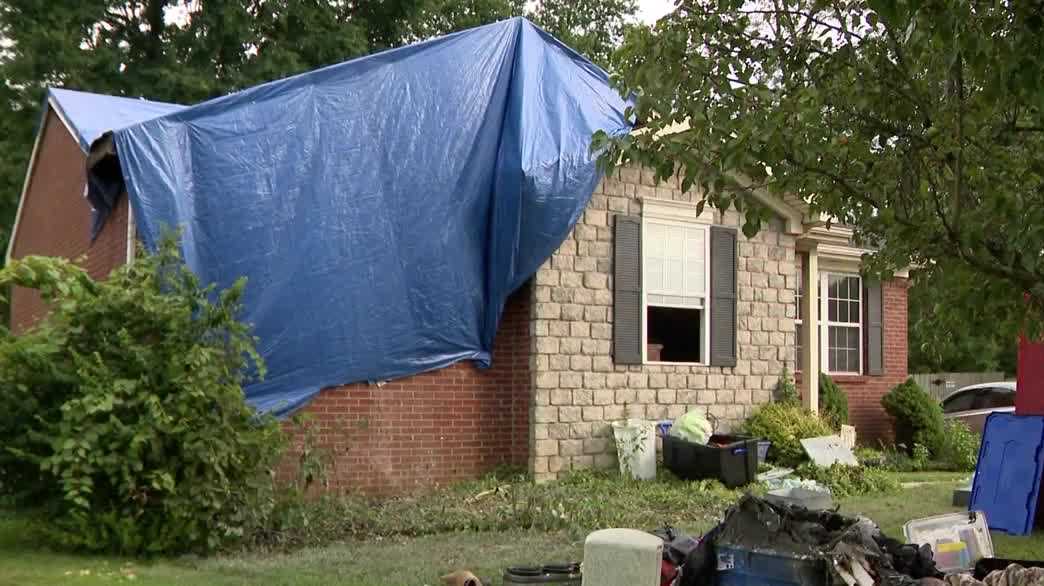Louisville homeless advocate leans on community after house fire caused by lightning