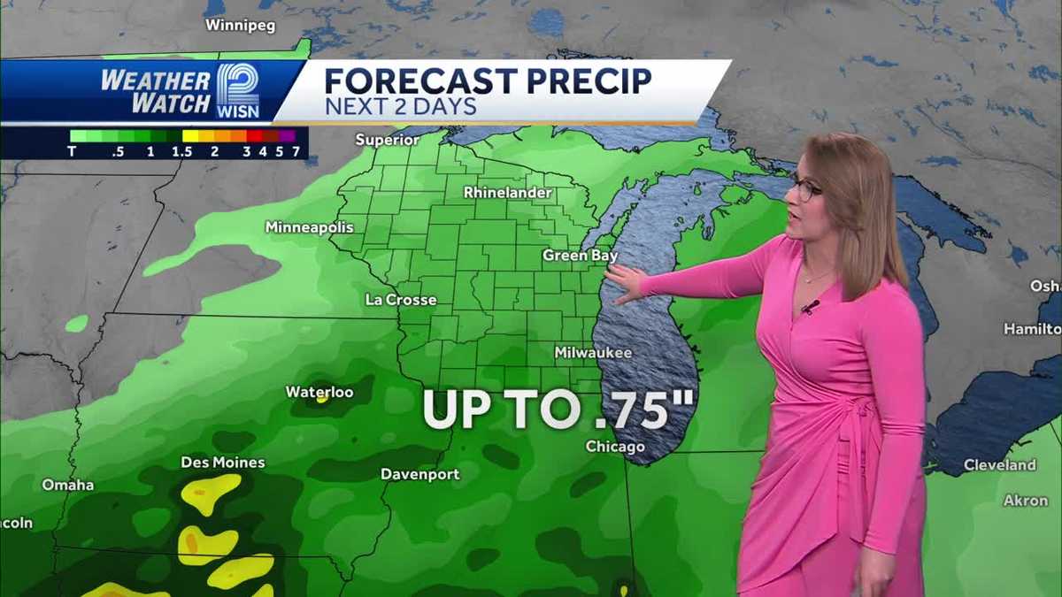 Weather Sunshine today, showers tomorrow