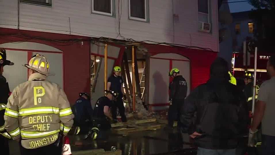 Car crashes into building in Portland
