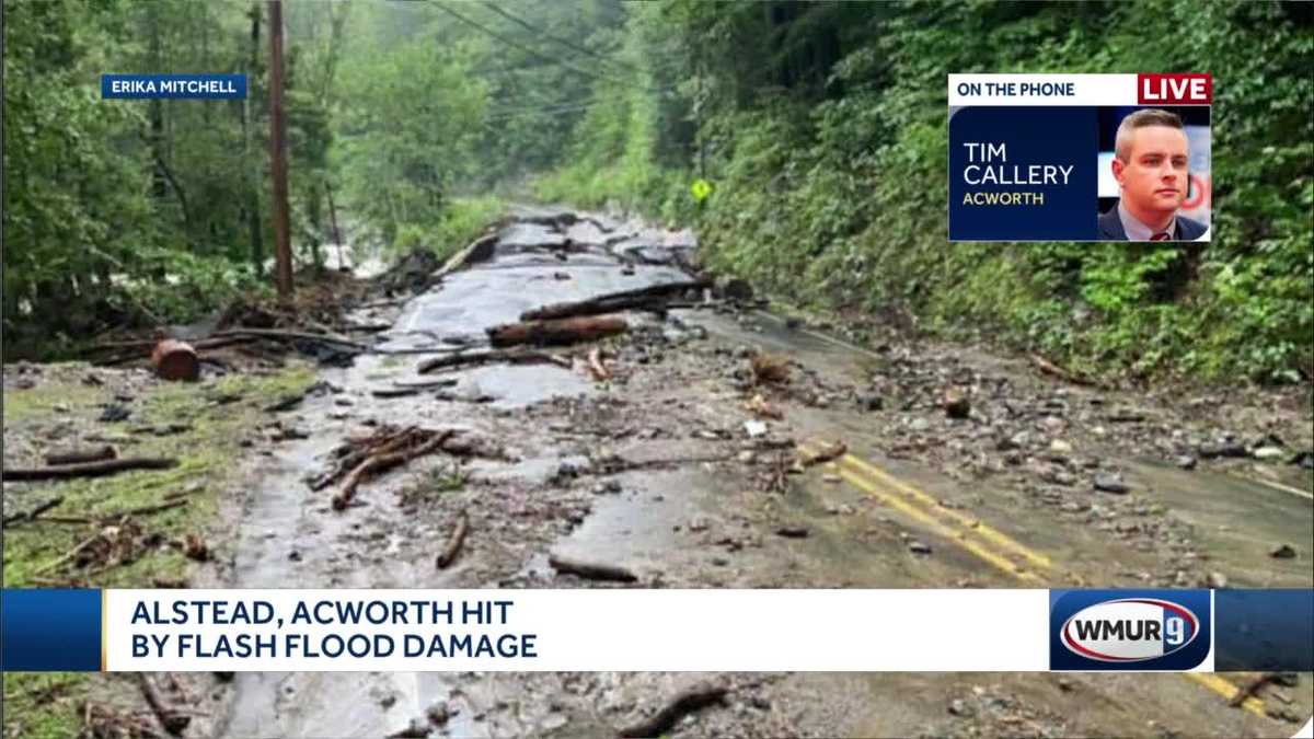 Alstead, Acworth hit by flash flood damage