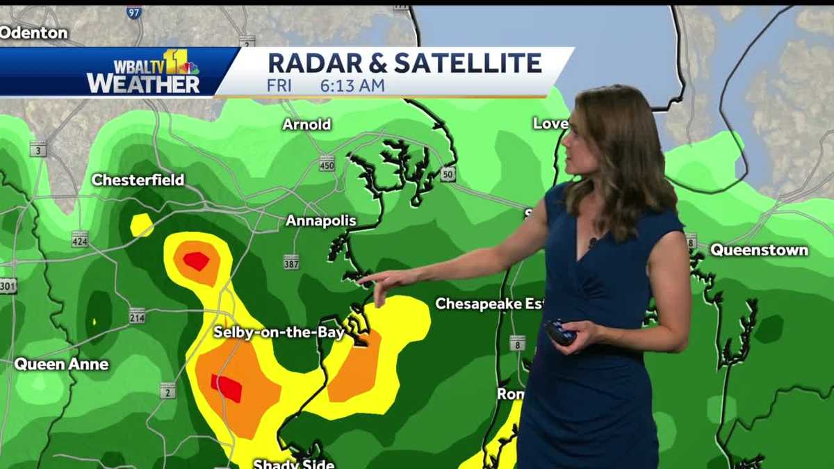 Scattered storms for end of work week