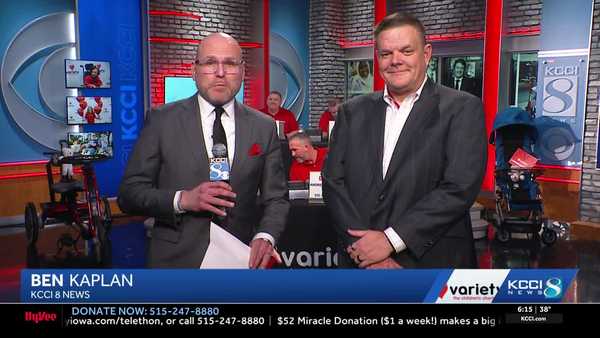 KCCI-TV hosts 52nd Variety the Children's Charity of Iowa telethon February 24