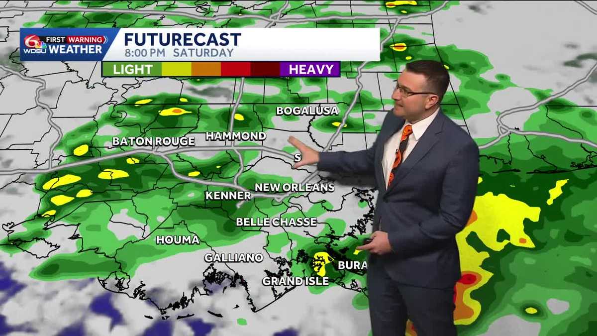 Rain could be affecting Halloween plans in southeast Louisiana