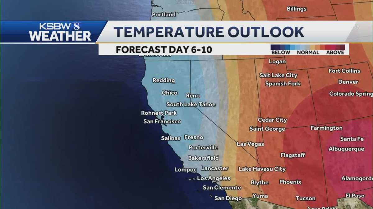 Below average temperatures expected