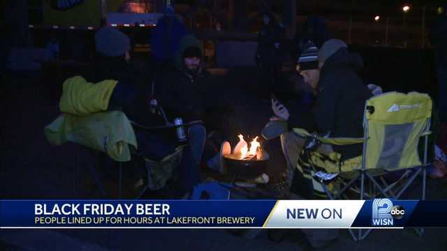 People line up overnight for Lakefront Brewery's Black Friday tradition - Vimarsana News