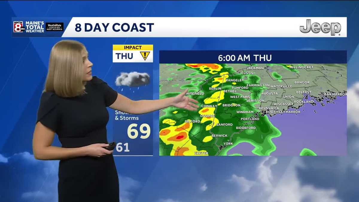A chance for some much-needed rain in Maine on Thursday