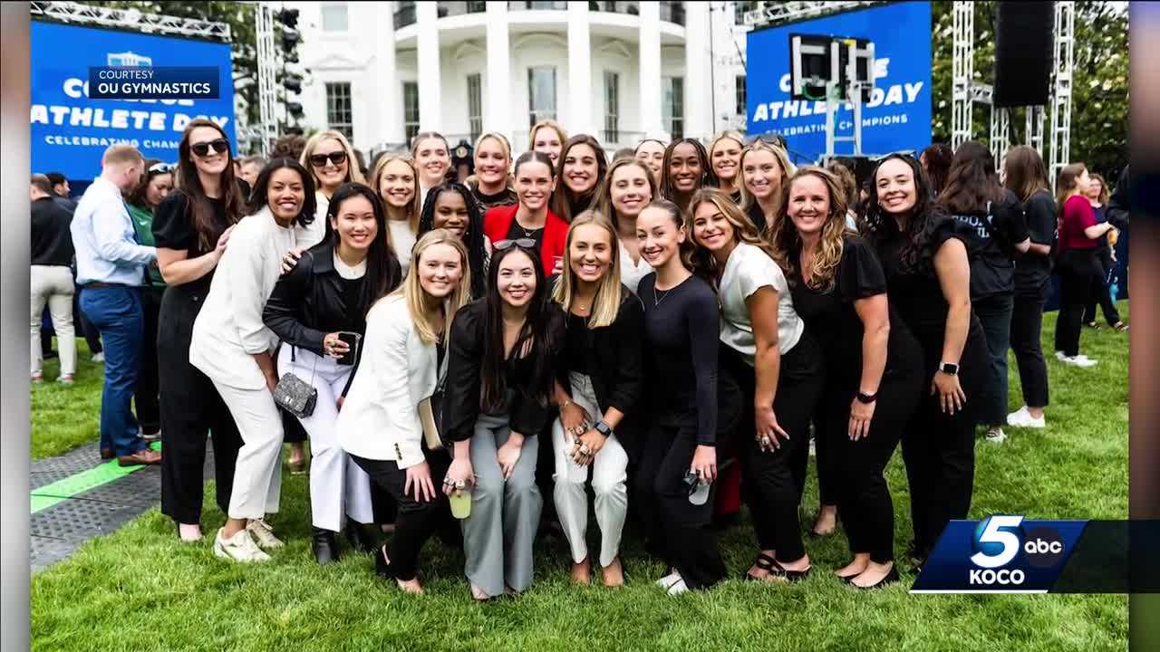 Oklahoma gymnastics among teams celebrated at White House - Vimarsana News
