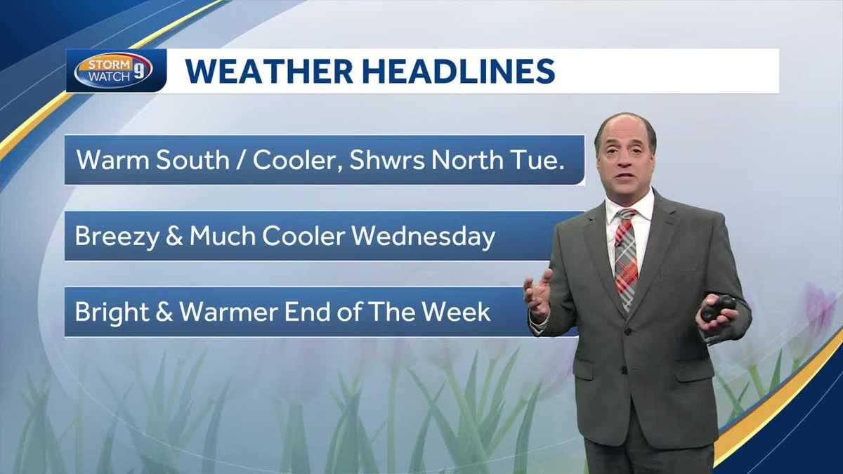 New Hampshire weather forecast Temperature changes ahead