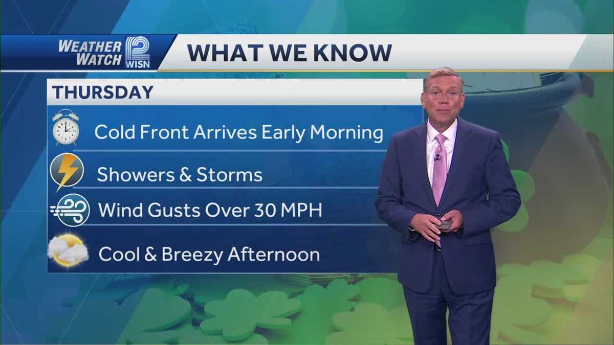 Weather: Overnight Cold Front