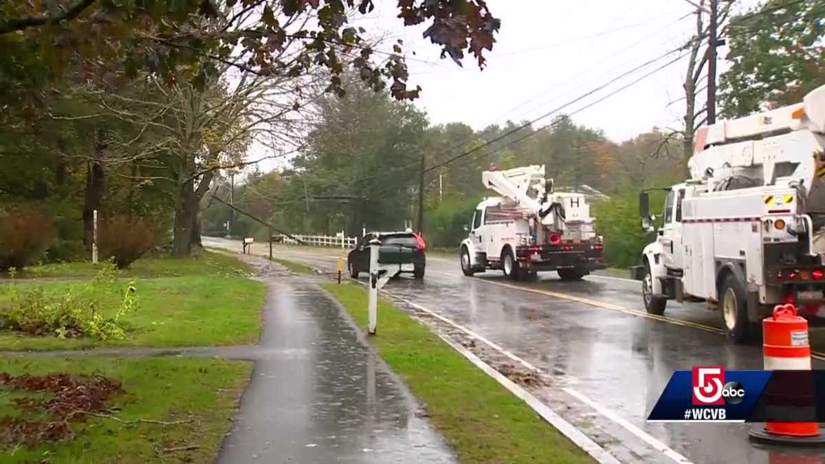 Crews work to restore power in towns hardest hit by storm