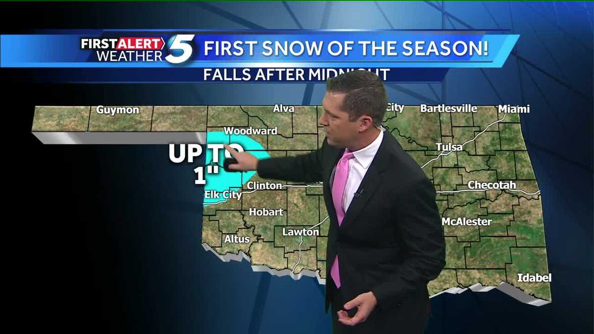 Snow chance moves in tonight