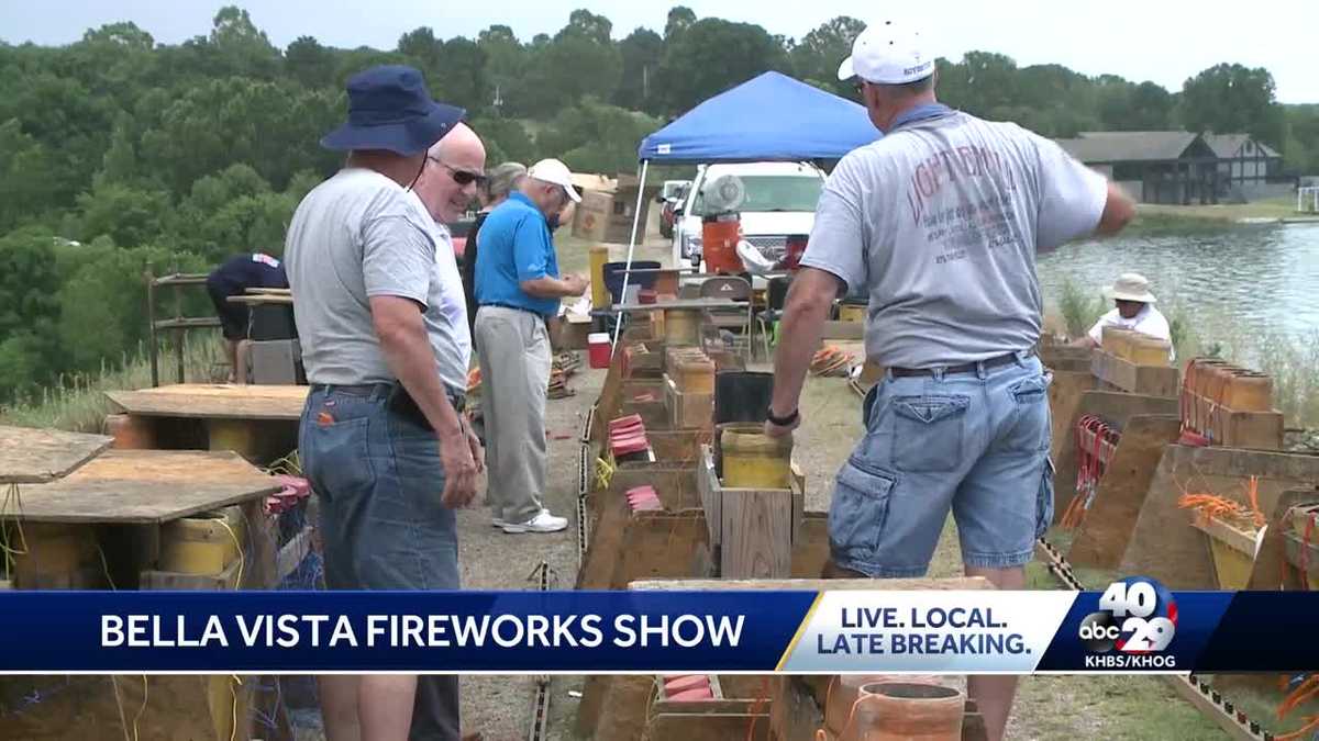 Bella Vista celebrates with fireworks show