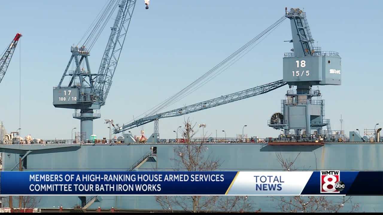 House Armed Services Subcommittee Members Tour BIW Amid Concerns About ...