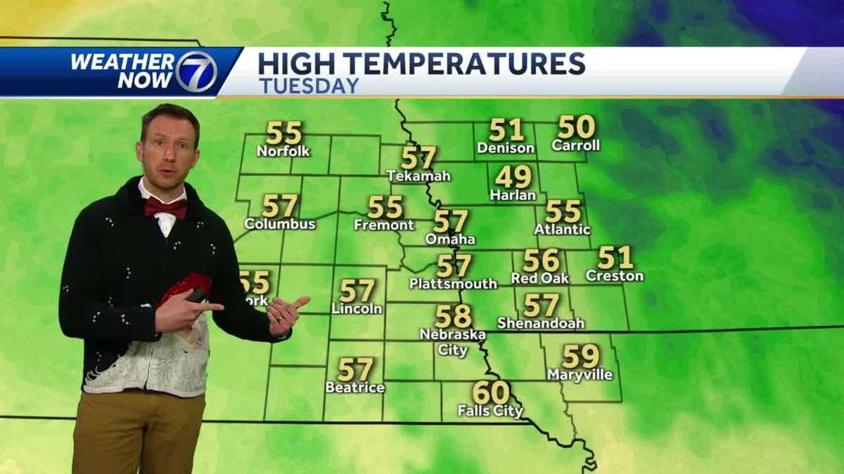 Gusty, warm winds Tuesday, strong winds and snow tomorrow