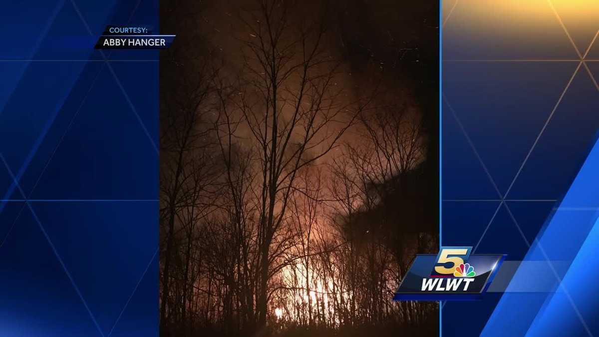 Firefighters battle Hebron house fire