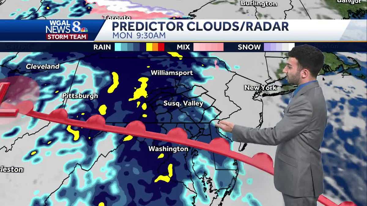 Mostly cloudy & chilly overnight, temperatures warm to the 50s tomorrow ...