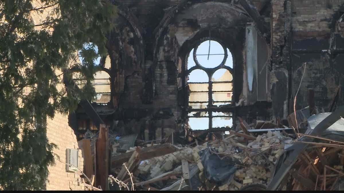 St. Joseph Hall destroyed by fire at St. Lawrence Seminary HS