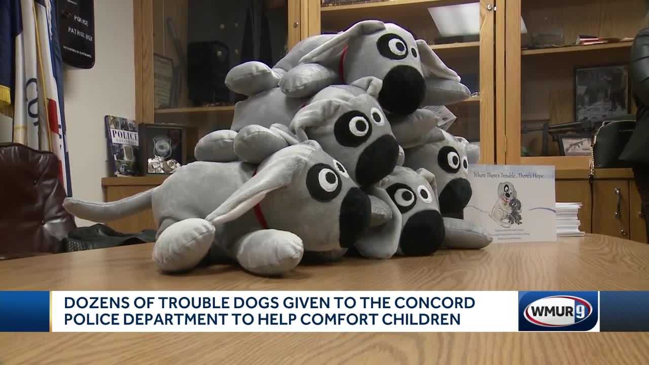 Dozens Of Trouble Dogs Given To Concord Police To Help Comfort Children