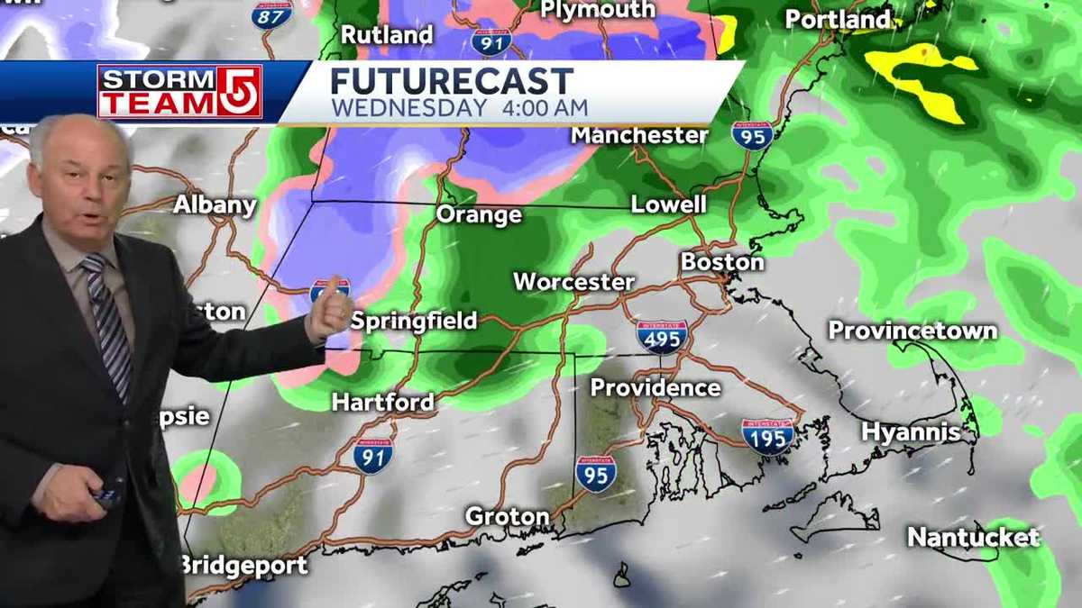 Video: Wintry, snowy start to AM commute Tuesday