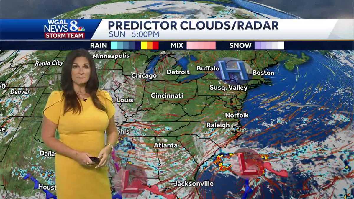 Another day with sunshine & warm temperatures; Clouds return Monday ...