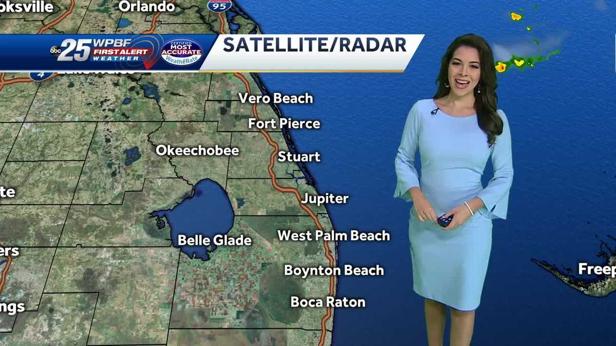 First cold front moving through today