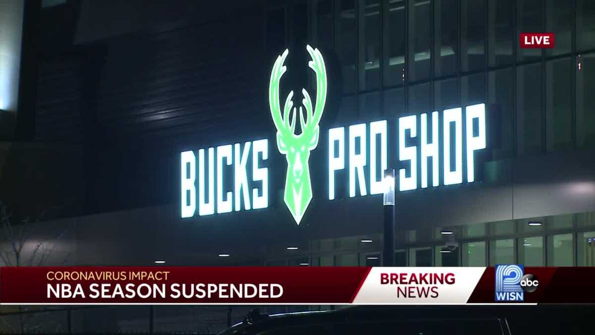 Bucks games postponed as NBA suspends season until further notice