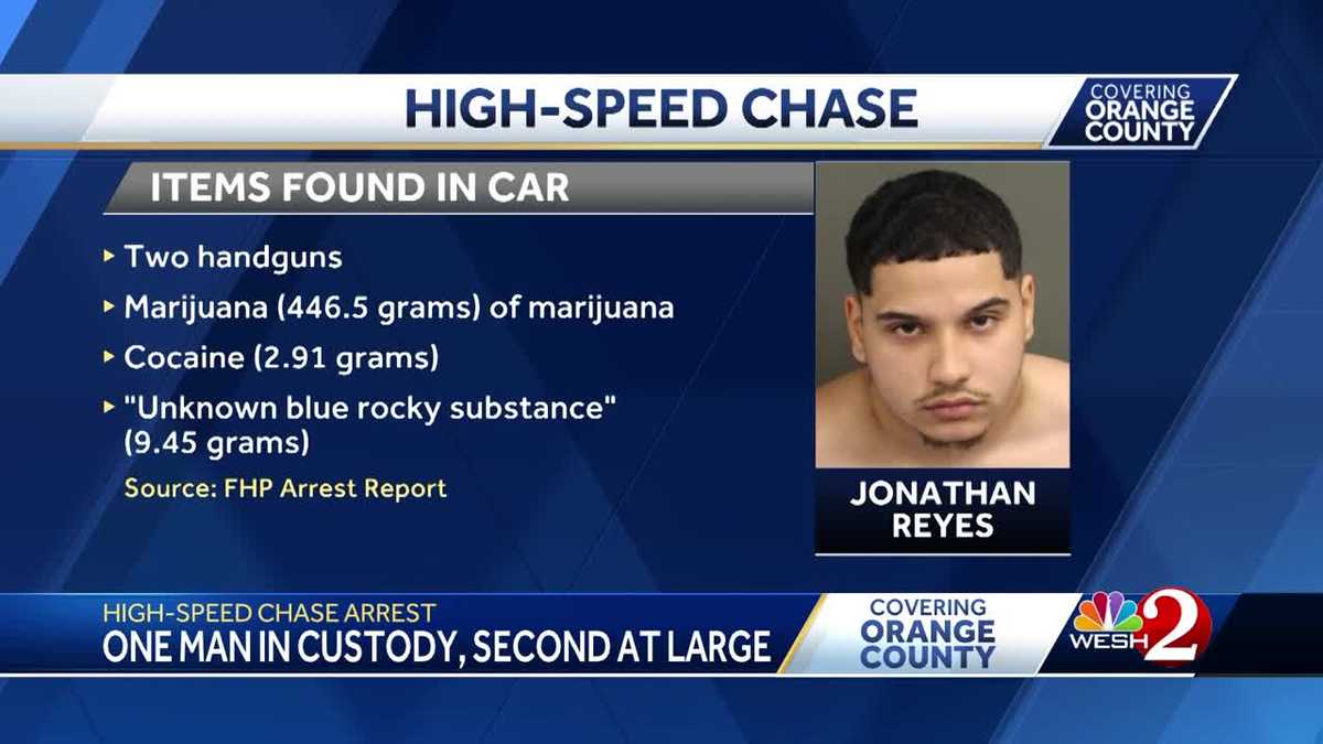 FHP: Man faces charges after high-speed chase in Orange County