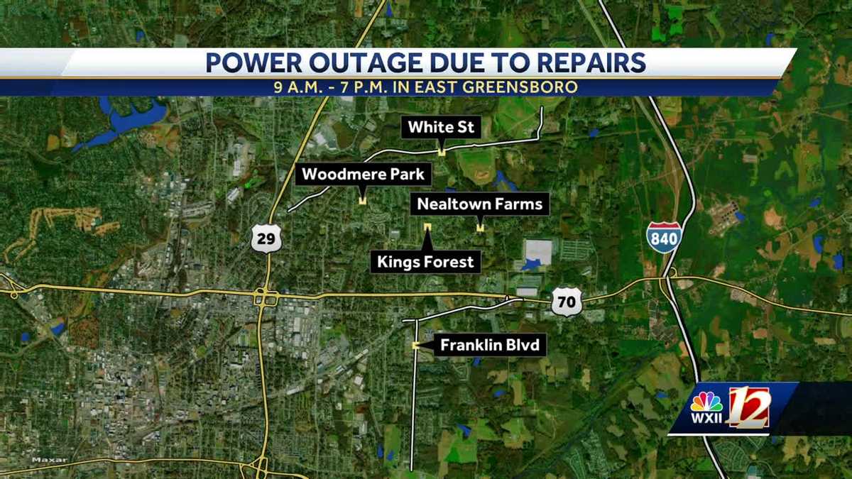 North Carolina: Greensboro preparing for temporary power outage