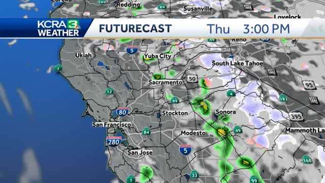 Tracking the waves of rain and snow in Northern California