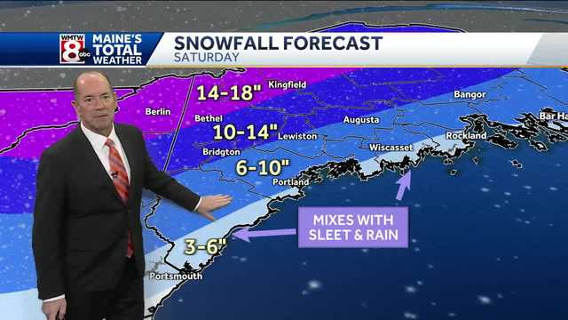Snow begins overnight with several inches