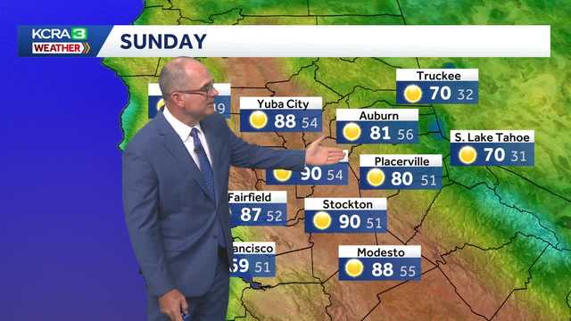 NorCal temperatures continue to climb through the weekend